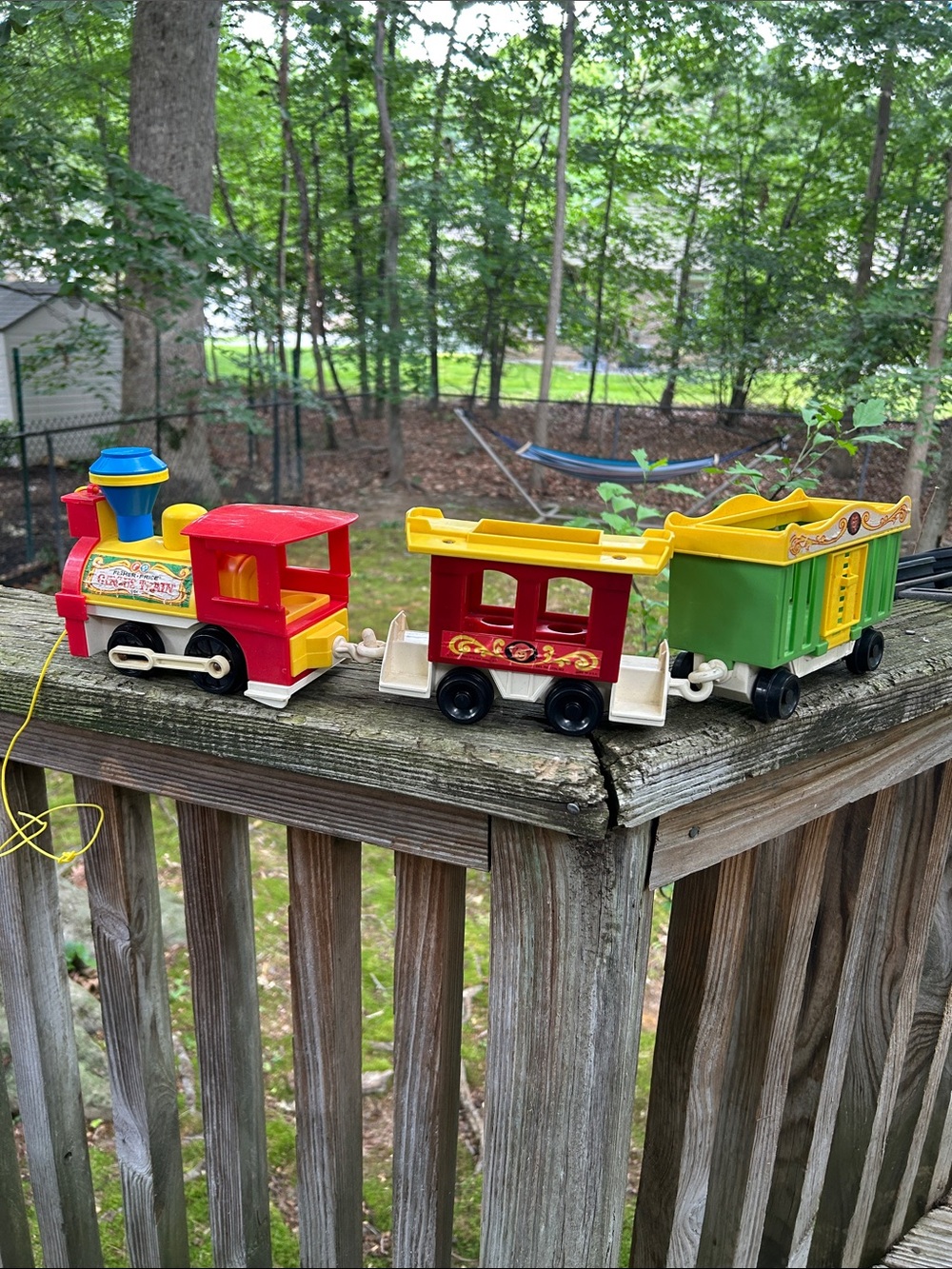 Fisher Price Circus Pull Train- VINTAGE